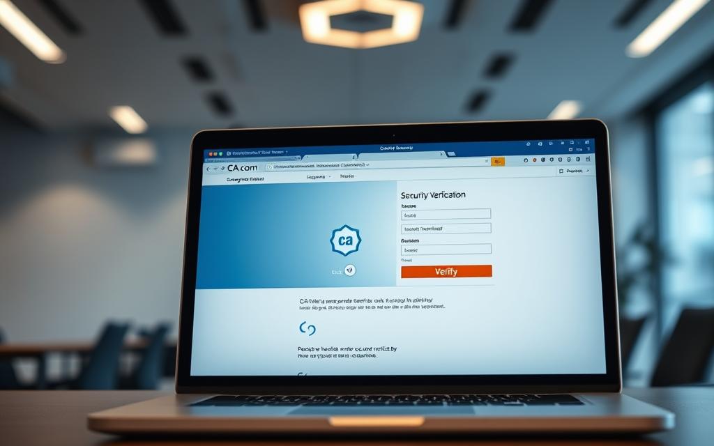 CA.com security verification